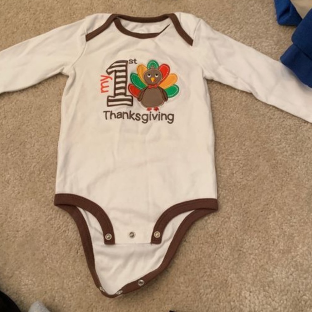 1st Thanksgiving onsie